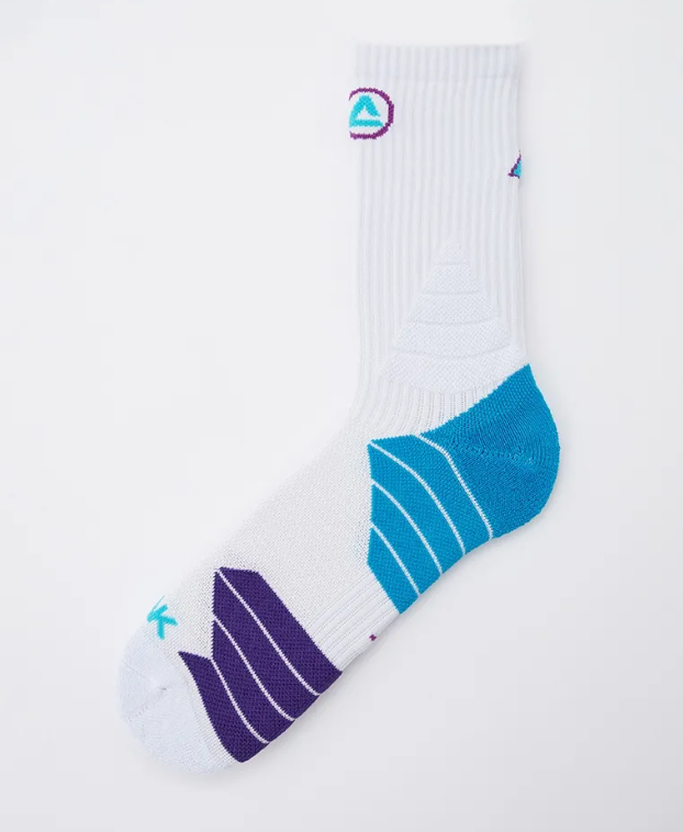 Баскетбольные носки PEAK (W4233031, White/Lt.Blue)